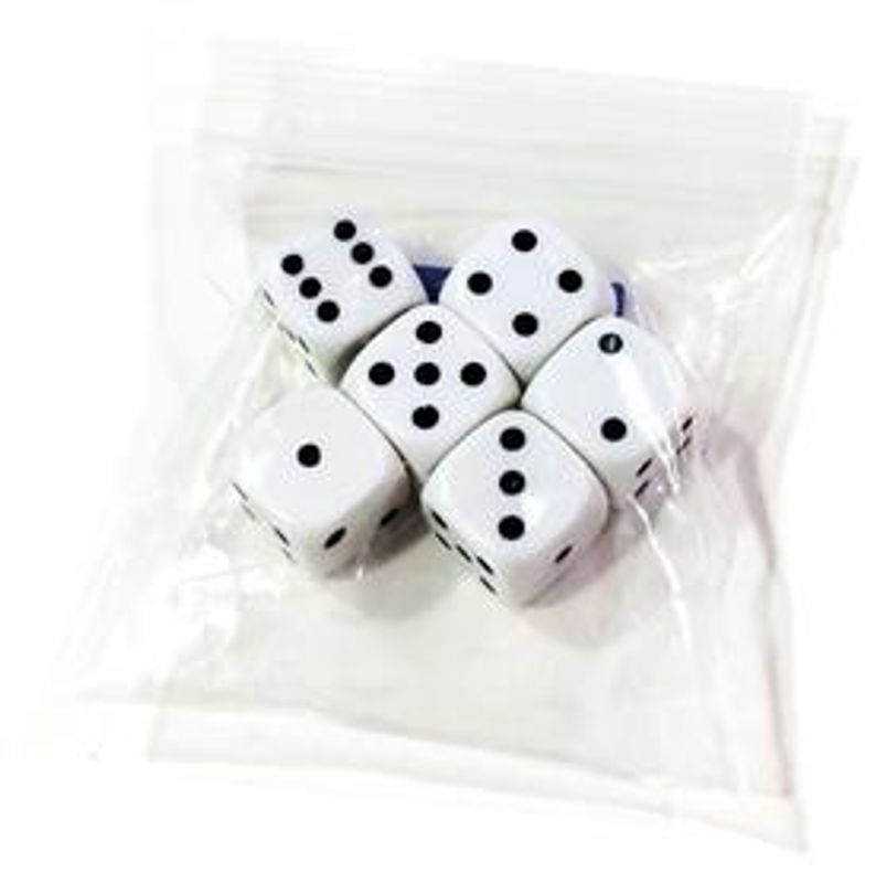 6 Terninger I Pose 12 MM Egmont