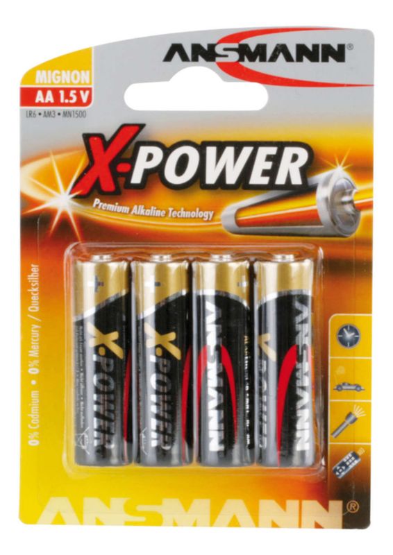 Alkaline X-POWER AA 4PK