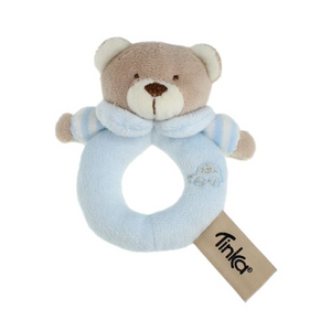 Hovedbilde Rangle Bamse Blå 10cm Tinka