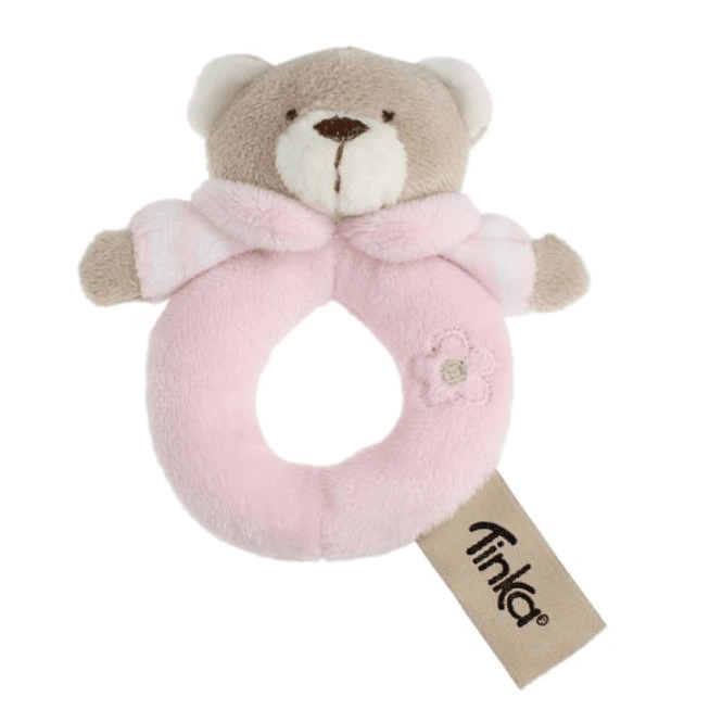 Hovedbilde Rangle Bamse Rosa 10cm Tinka