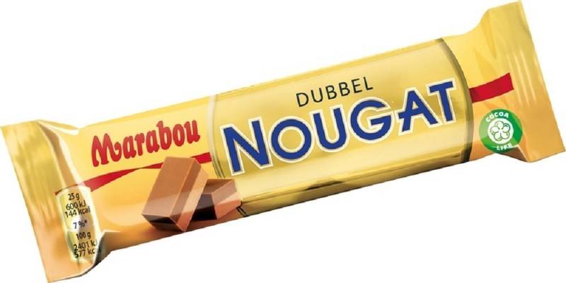 Dubbel Nougat Marabou 43g