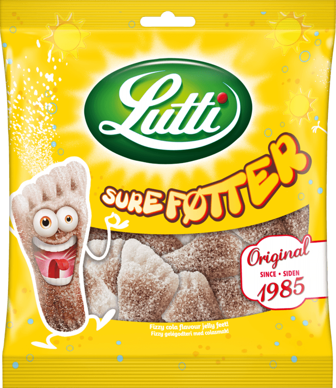 Sure Føtter Fizz Lutti 100g