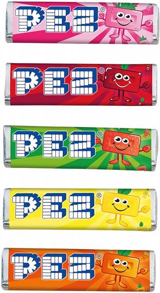 PEZ Refill Single Assortert 1 stk 8,5g