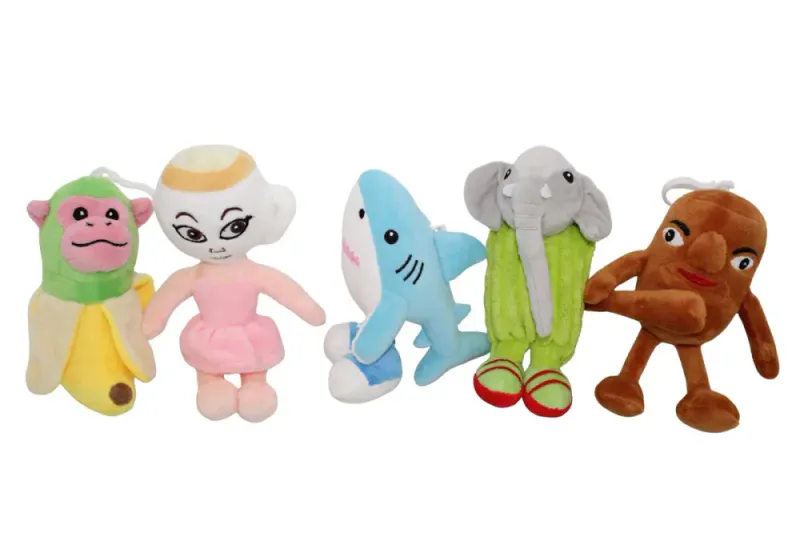 Brainrot Brain Rottiz Lirili Larila Plysj 15 cm Nøkkelring