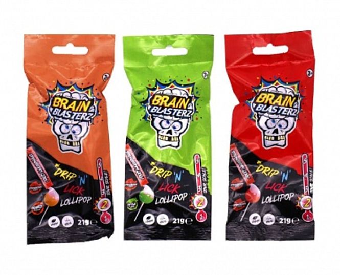 Hovedbilde Brain Blasterz Drip `N`Lick Lollipop 18g BF: ...