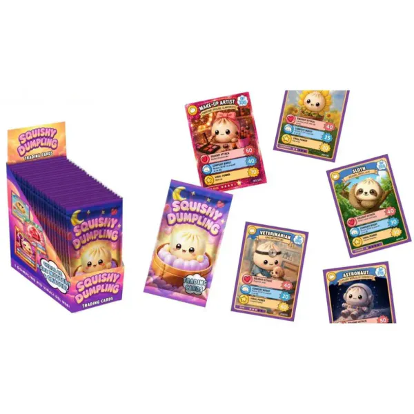 Squishy Dumpling Boosterpakke 5 PK