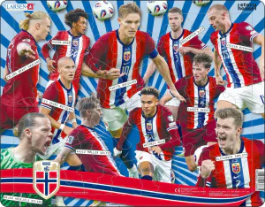 Hovedbilde Platepuslespill Maxi Fotball VM 2026 ...