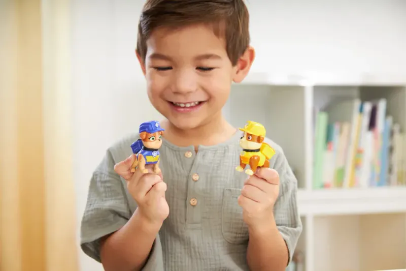 Paw Patrol Rubble & Crew Rubble & Mix Build-It Pack Kinetic Sand