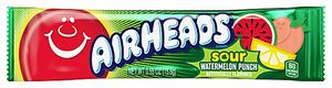 Hovedbilde Airheads Sour Watermelon Punch 15,6g