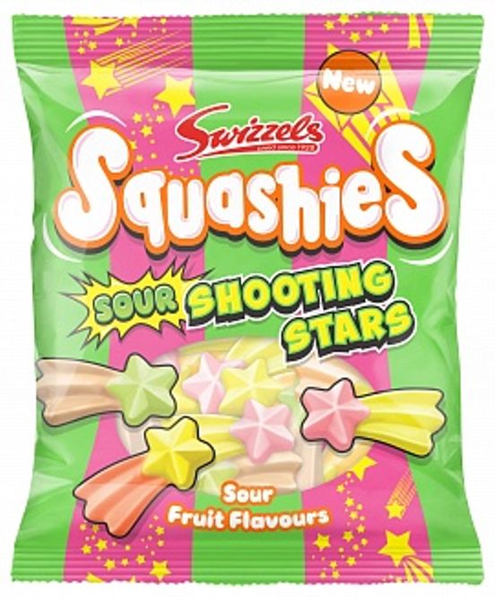 Hovedbilde Swizzels Squashies Sour Shooting Stars Flavour ...