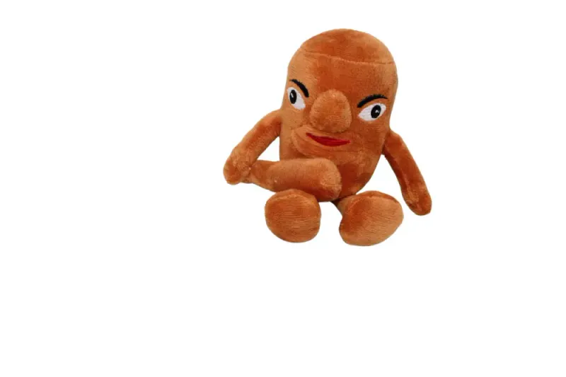 Brainrot Brain Rottiz Tung Tung Tung Sahur Plysj 15 cm Nøkkelring